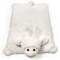 Bearington Baby Lamby Tummy Time Mat - 30" x 23" Lamb Plush Infant Play Rug - Soft Velour Belly Mat - Blanket for Floor Tummy Time - Sleep Pillow - Sheep Nursery Decor